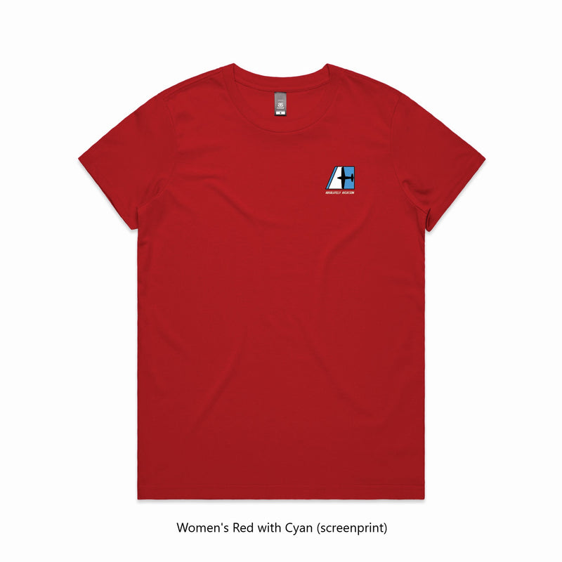 Womens Essential Sports Tee - Red, Pink & Greens - 6 Colour Options - 100% Fine Cotton Quality - All Sizes